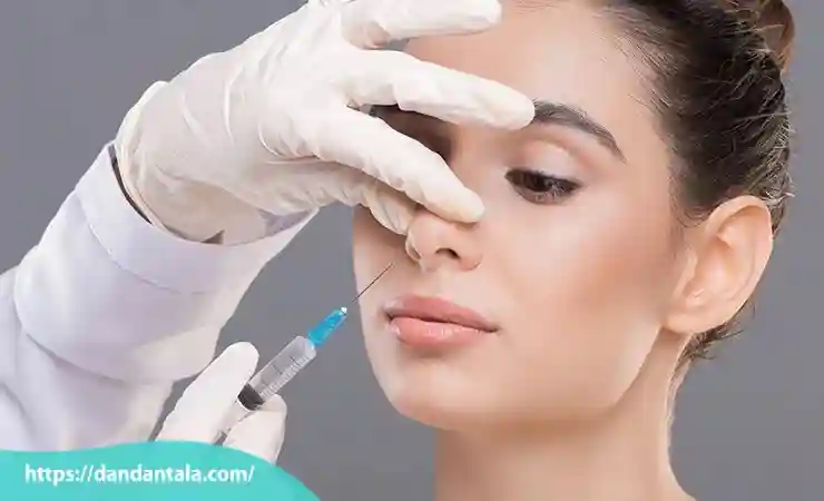 عکس قبل و بعد فیلر بینی